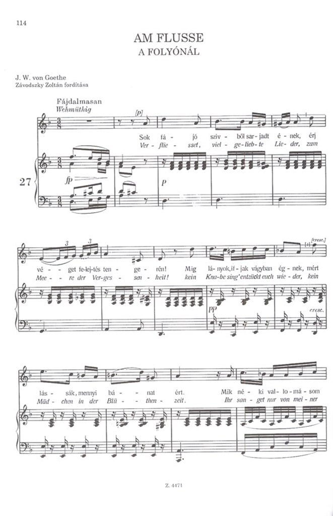 Die Meister des Liedes VII-b Lieder von Schubert